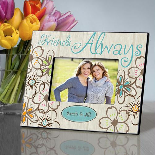 Personalized Flower Power Everlasting Friends Picture Frame