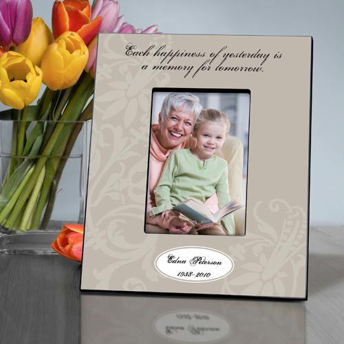 Personalized Each Happiness Memorial Picture Frame