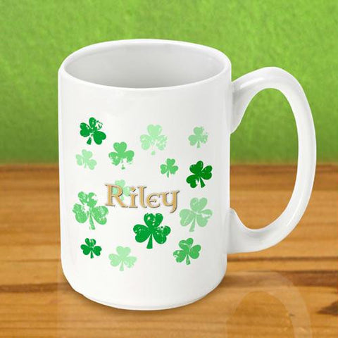 Raining Clovers Coffee Mug