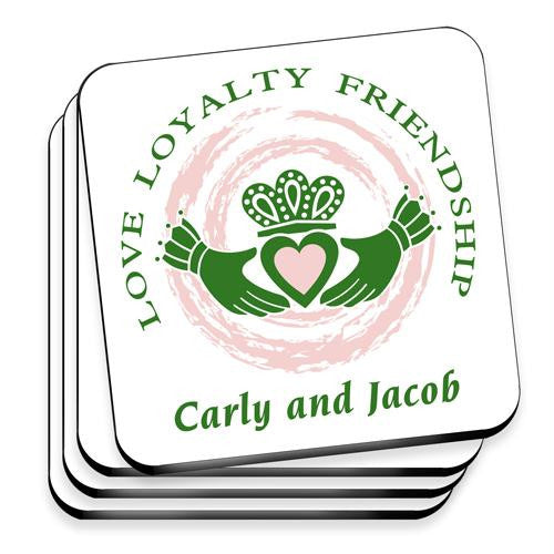 Claddagh Family Coaster Set