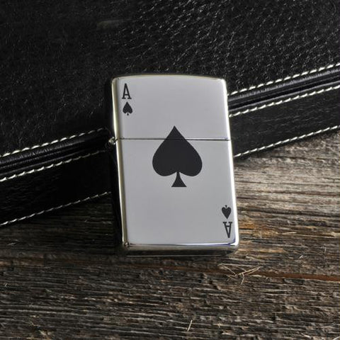 Personalized Zippo Aces Lighter