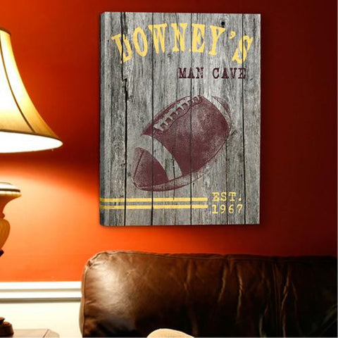 Personalized Man Cave Canvas Prints