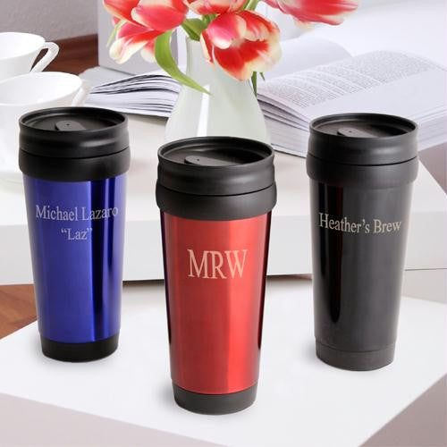 Personalized On-the-Go Travel Tumbler