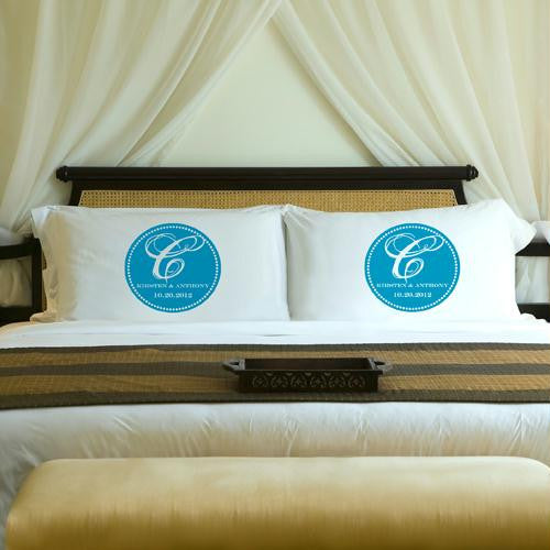 Personalized Magical Monogram Pillow Case Set