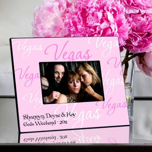 Vegas Pink Script Frame