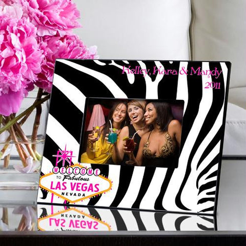 Zebra Vegas Sign Frame