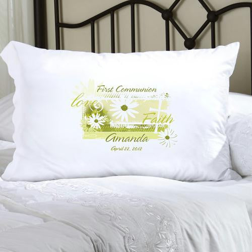 Personalized Delicate Daisy Pillow Case