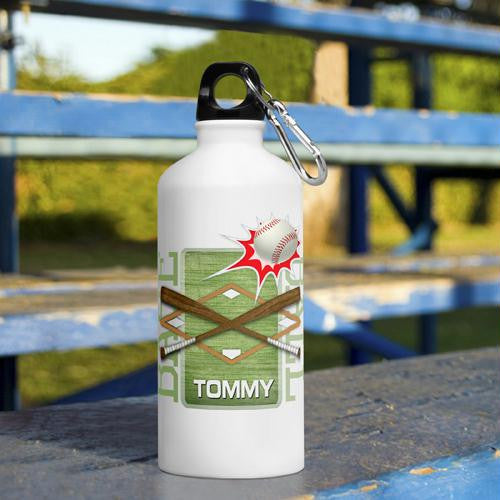 Baseball Personalized Water Bottle