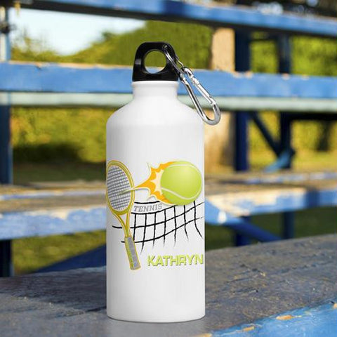 Tennis Personalized Water Bottle